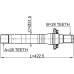 axle half shaft right 28x423x28