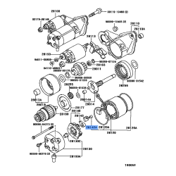 TOYOTA GENUINE BRUSH, STARTER 28142-70020
