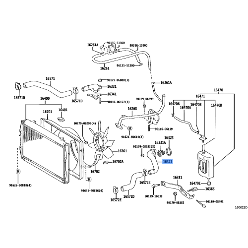 WATER OUTLET INLET