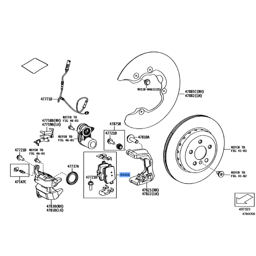 BRAKE PAD RR