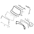 MERCEDES-BENZ 0029882578 Clip - Upper Trim Rear Window