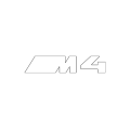 Genuine BMW F82 F83 Trunk Lid M4 Emblem Logo - 51138054330