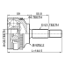 outer cv joint 30x52.2x21