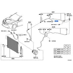 TOYOTA 88718-2D150 Clamp (For Cooler Refrigerant Pipe)