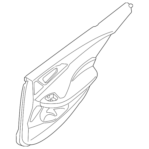 Finisher Assy - Rear Door