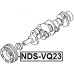 Harmonic Balancer Crankshaft Pulley - FEBEST NDS-VQ23 - VQ23DE Engine