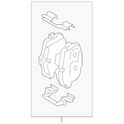 Full Ceramic Rear Brake Pads For BMW 740i 2016-2022