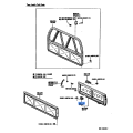 Tailgate Hinge Assembly - Toyota Hilux LN40 Pickup 1978-1983