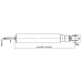 rear shock absorber gas.twin tube