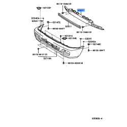 Toyota Front Bumper Reinforcement Sub-Assembly 52021-60120