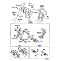 Brake Cylinder Caliper Repair Kit - Toyota Corolla (AE10, AE11, CE10, CE11, EE10, EE111)