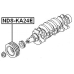 Engine Crankshaft Pulley - Nissan (KA24E) - FEBEST NDS-KA24E