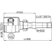 inner cv joint right 36x32x37