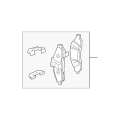 GENERAL MOTORS 92250826 Front Disc Brake Pad Kit