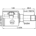 inner cv joint left 29x44x41