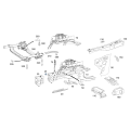 Left Support Bracing Bracket - Mercedes-Benz C63S AMG Sedan (W205) 2015