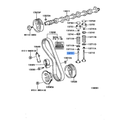 Toyota OEM Genuine VALVE, INTAKE 13711-22030