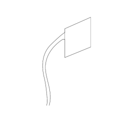 Rear Bumper Tow Hook Cover - BMW (528i 535i 550i) - E60 E61 - Primed