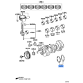 TOYOTA 11011-31071 Genuine Crankshaft Thrust Washer Set