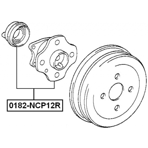 Rear wheel hub