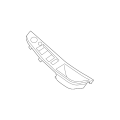 Front Door Pull Handle Left Trim Black 51417225865 for BMW F10 5 Series 2010-2016