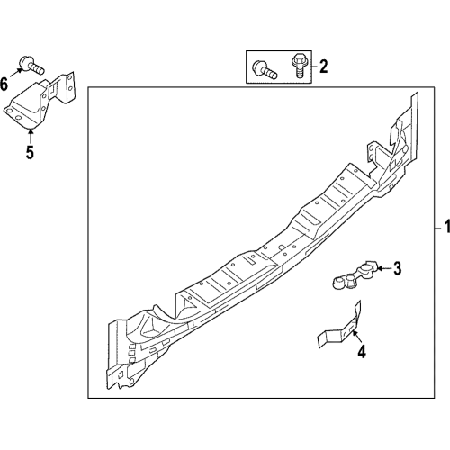 Bracket-Rear Bumper Fasci