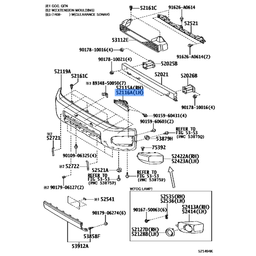Bracket(L),F. Bumper