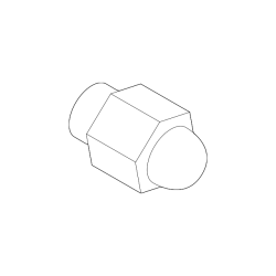 NISSAN 40224-JK00A Genuine Wheel Lug Nut