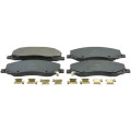pad kit, disc brake, front - kit (with anti squeal shim, with brackets)