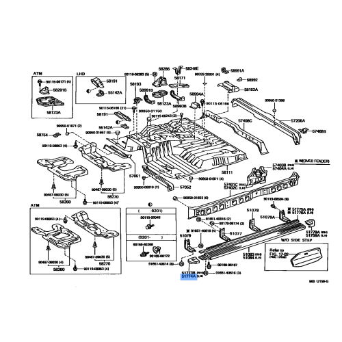 Cover Side Door 51774-60050