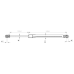 hood gas strut l380/310n