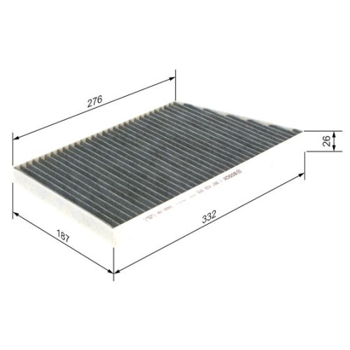 Bosch Premium Cabin Pollen Filter R2370 1987432370