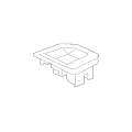 Interior Door Handle Panel Cover Trim Set - Beige - BMW F10 (Right Side)