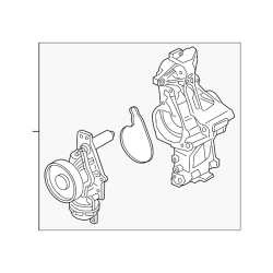 BMW 11515B51A33 Water Pump Assembly