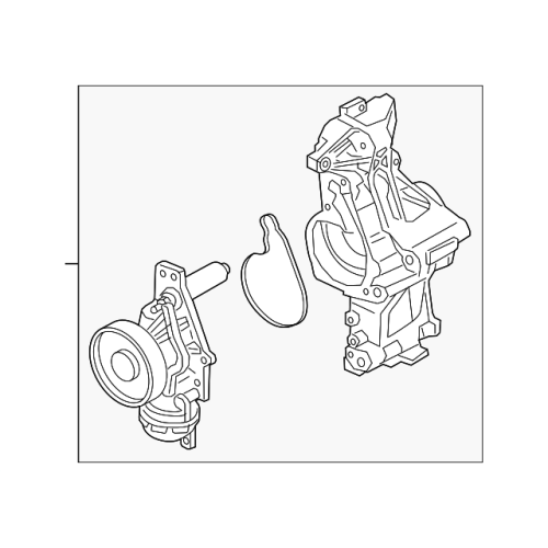 BMW 11515B51A33 Water Pump Assembly