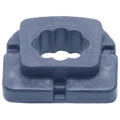 Mount rubber radiator