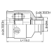 inner cv joint right 24x44x26