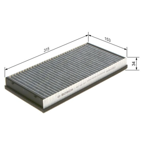 Bosch Premium Cabin Pollen Filter R2407 1987432407