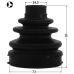 Boot Inner Cv Joint Kit 73X91X24.5