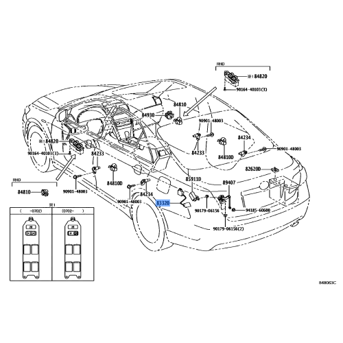 Fuel Sender Gage Assembly - Toyota 83320-33100