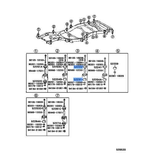 Cushion,Body Mounting,No.