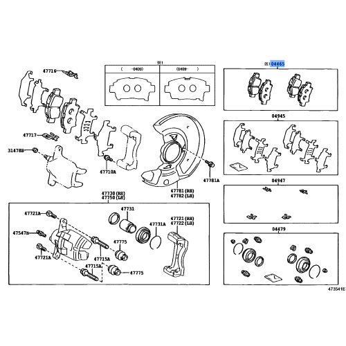 PAD KIT DISC BRAKE