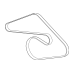 Genuine GM V-Ribbed Serpentine Belt 12648981