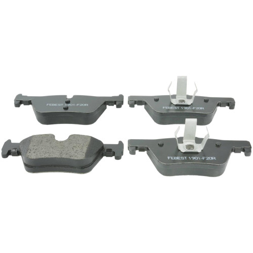 pad kit, disc brake, rear (with anti-rattle spring)