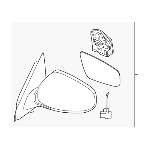 Mirror Assy-Outside Rh