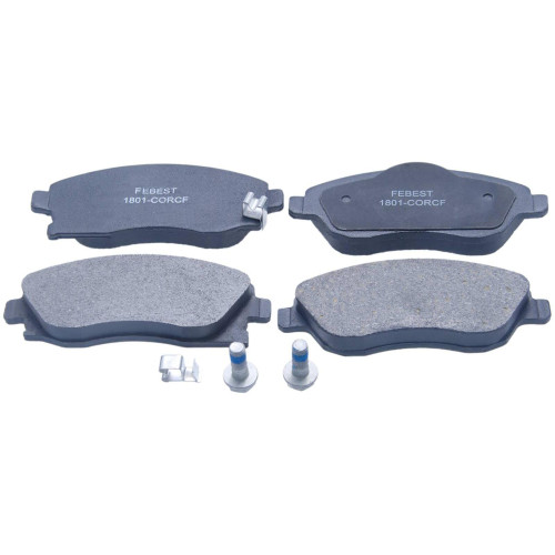 pad kit, disc brake, front - kit (including bolts, with anti squeal shim)