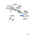 Toyota Front Axle Hub Claw Washer - Land Cruiser 4Runner Pickup Truck T100 Van (1975-2007)