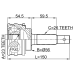 outer cv joint 23x56x26