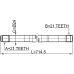 axle half shaft right 21x714x21