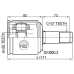 inner cv joint left 26x60.3x27